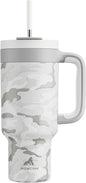 POWCAN 40 oz Camo Tumbler with Handle, 2-in-1 Straw and Sip Lid, Dishwasher Safe by POWCAN