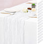 15 Pack White Table Runner 17 x 108inch Cheesecloth Table Runner Boho Gauze by Lumaycens