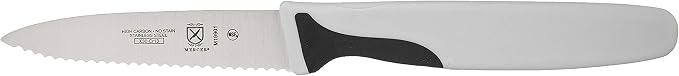 Mercer Culinary M19901P Millennia Black Handle, 3-Inch Slim Serrated, Paring by MercerCulinary