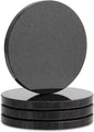 Natural Marble Coasters Set of 4, 4 inch Round Stone Coasters by Unknown