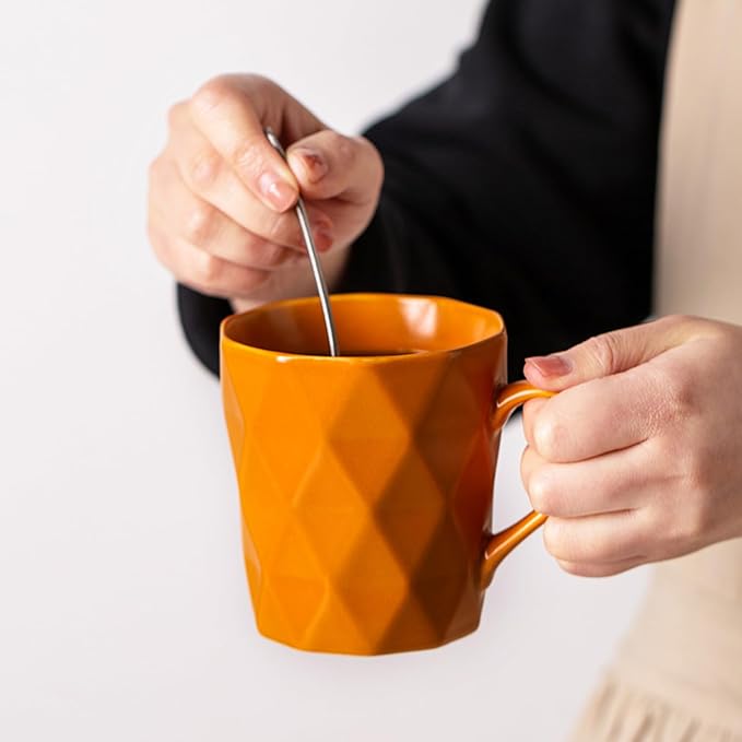 11 Ounce Porcelain Mugs, Tea and Cocoa Mug Set - Image 5