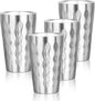 Stainless Steel Double Wall Cups, 16 oz Insulated Tumbler, 4 Pack Unbreakable by Offiper