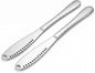 Saiveina 2 Pcs Stainless Steel Butter Knives | 3 in 1 Butter Knife Set by Saiveina