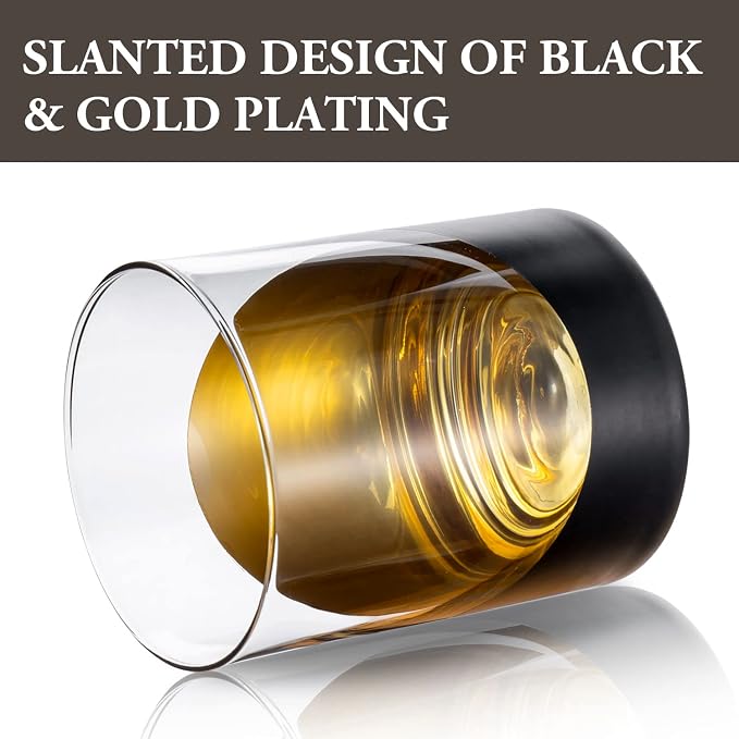 MyGift 12 oz Set of 4 Matte Black Drinking Glasses - Image 2