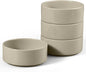 E-far Cereal Bowls Set of 4, 25oz Ceramic Deep Soup Bowls by E-far