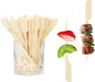 100PCS Cocktail Picks, Fancy Toothpicks for Appetizers, Decorative Skewers for Appetizers Drinks Party Fruit, 3.5 Inch Long Wooden Bamboo Paddle Food Sticks Charcuterie Boards Accessories