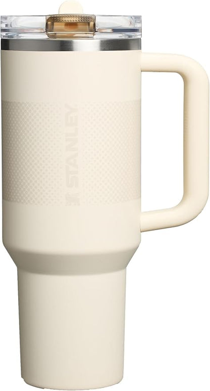 STANLEY Quencher ProTour Flipstraw Tumbler, 40 oz, Cream Fade | Built-In Straw by Unknown