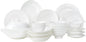 70 Pcs Fine Bone China Dinnerware Set, Porcelain & Ceramic Dinnerware Sets, Bone Stoneware & Ceramic Cookware Tableware Set Includes Dinner Plates|Spoons|Pasta Bowls|Soup Pot|Chopsticks