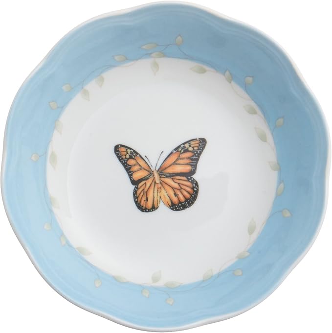 Lenox Dinnerware Set, Butterfly Meadow Colors 4-Piece Fruit Bowl Set, Service - Image 3