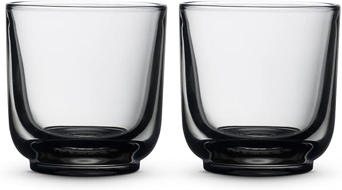 Fellow Pirch Cappuccino Cups 6.5 oz, Weighted Glass by Unknown