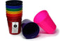 Rolling Sands 16 oz. Reusable Plastic Stadium Cups, 8 Pack, Made in USA by RollingSands