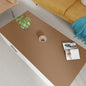 Desk Cover Protector - 24x36 Inch Waterproof Can Cover Up Defects Protect The Surface of Furniture from Scratches Can Be Used for Office Coffee Table Dorm(Mud Color+Champagne Gold 24x36)