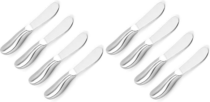 VANRA Spreader Knife Set 4-Piece Butter Knife Stainless Steel Cheese Knife Set by VANRA