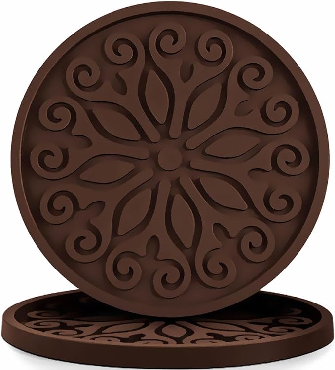 Silicone Coasters for Drinks, Resistant Reusable Drink Coasters-Great Gift for by Unknown