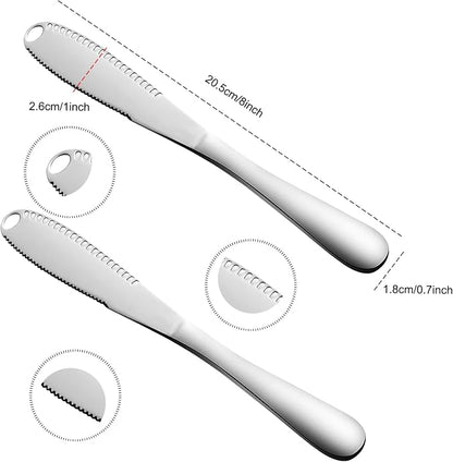 2-Pack Stainless Steel Butter Knives - Image 3