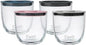 S'well 16oz Glass Prep Bowl Set of 4 For Easy Meal Prep, S'well Signatures, Made From Durable Tempered Glass