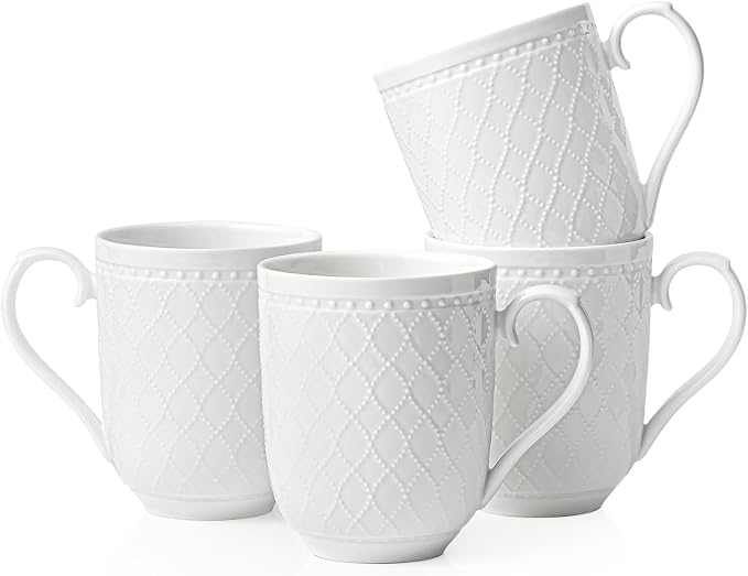 Kanwone Coffee Mugs 16oz, Ceramic Mugs Set, Porcelain Cups by Kanwone