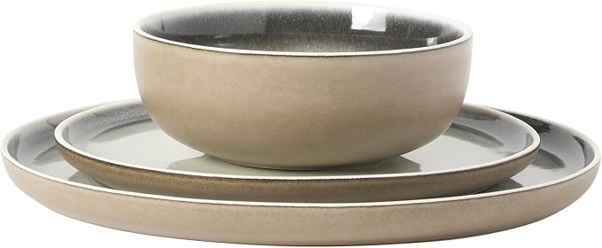 Gibson Elite Island Bay 12-Piece New Bone China Dinnerware Set Service - Image 10