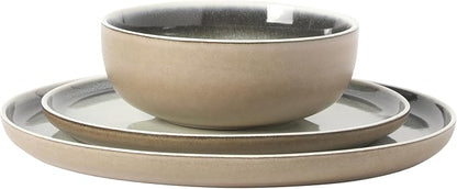 Gibson Elite Island Bay 12-Piece New Bone China Dinnerware Set Service - Image 10