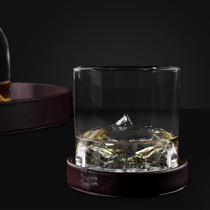 Leather Coasters Set of 4, Premium Bar Coasters - Image 5