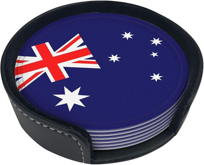 Australian Flag, Coasters for Drinks by Unknown