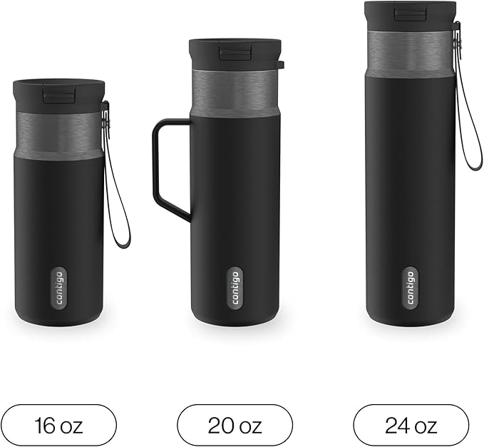 Contigo SnapSeal 16 oz Stainless Steel Vacuum-Insulated Water Bottle - Image 4