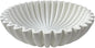 Large Decorative Bowl,White Decorative Bowls for Home Decor - Ruffle Decor - Fluted Bowl - Scalloped Bowl-Stylish Key for Entry Table
