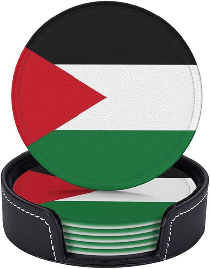 Palestinian Flag Coasters for Drinks - Image 6