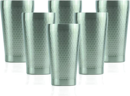 Minimal Double Wall Vacuum Insulated Tumblers, Ultra Slim Embossed Body by Minimal