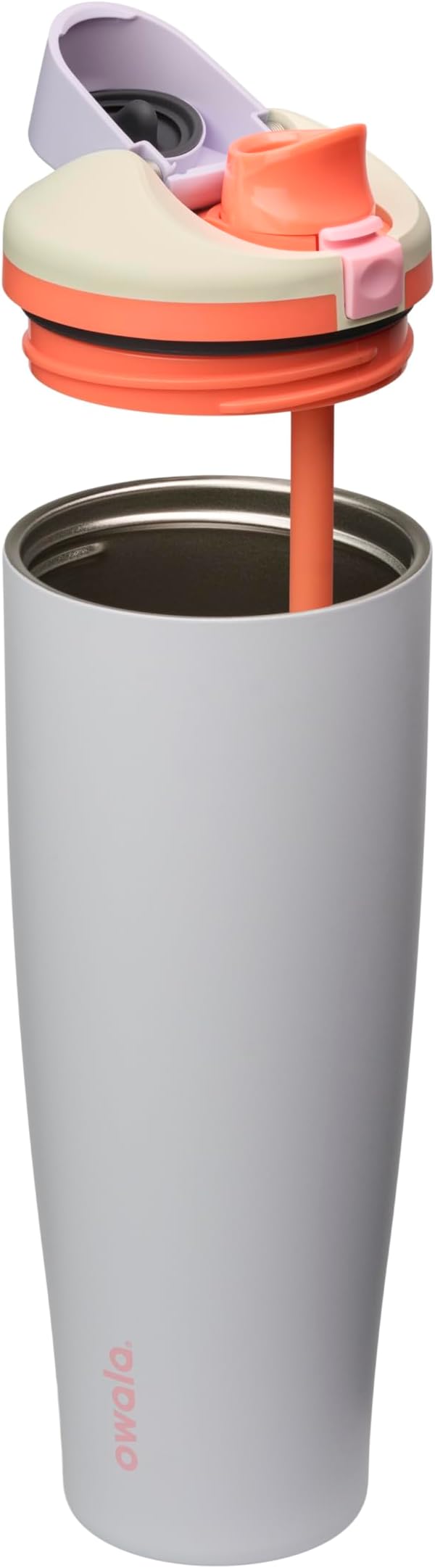 Owala FreeSip Tumbler Stainless Steel Water Bottle 40 oz Beach House | - Image 2