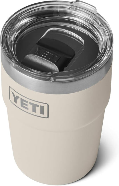 YETI Rambler 16 oz Stackable Tumbler, Vacuum Insulated, Stainless Steel - Image 3