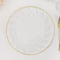 Efavormart 10-Pack 10" Clear Plastic Dinner Plates by efavormart