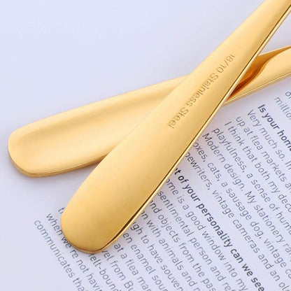 Buyer Star Bouillon Spoon Sets, 7-Inch Round Soup Spoons, Stainless Steel - Image 5