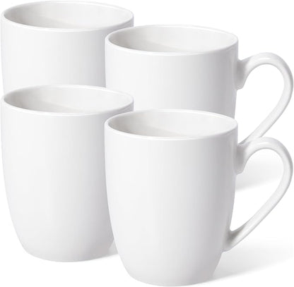 Urbanstrive 16 oz Large Coffee Mugs Set of 4 Ceramic Coffee Mug White Coffee by Urbanstrive