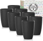 Homienly Wheat Straw Cups 8 PCS Plastic Cups Unbreakable Drinking Cup Reusable by HOMIENLY