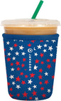 Sok It JavaSok Iced Coffee & Cold Soda Insulated Neoprene Cup Sleeve (Starry Splendor, Small: 16-20oz)