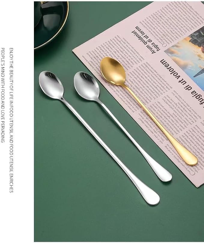 Demitasse Espresso Spoons, Coffee Spoon, 7.7Inches Stainless Steel Spoons - Image 4