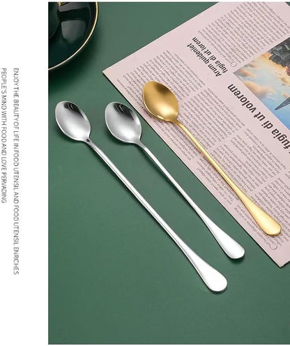 Demitasse Espresso Spoons, Coffee Spoon, 7.7Inches Stainless Steel Spoons - Image 4