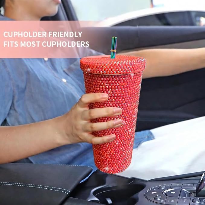 26oz Bling Rhinestone Tumbler - Image 4