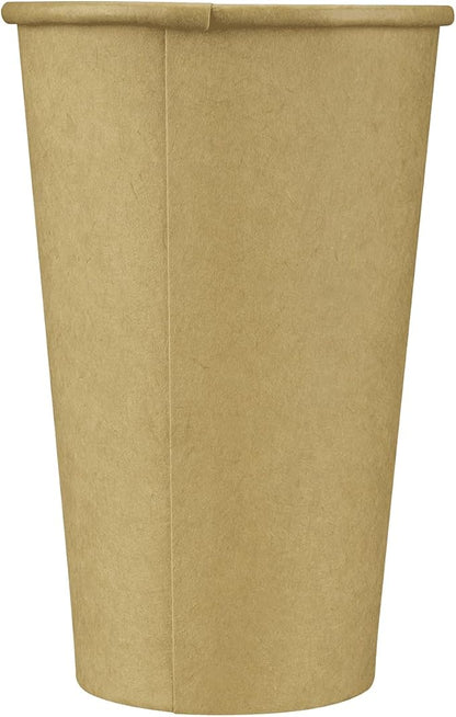 Karat 16z Kraft Paper Coffee Cups Disposable, Leak-Resistant Double Poly-Lined - Image 7