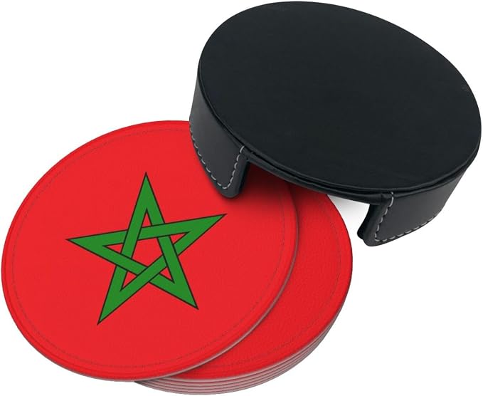 Moroccan Flag Coasters for Drinks - Image 9