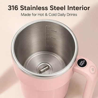 Self Stirring Coffee Mug, 12oz Rechargeable Magnetic Mixing Cup - Image 4