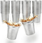 40 Pack 16oz Aluminum Cups Disposable Metal Cups 100% Recyclable & Reusable by Unknown