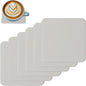 uxcell 6 Pcs Faux Leather Coasters, 3.9 x 3.9 Square Coasters by uxcell