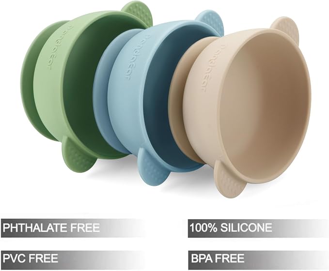 PandaEar 3 Pack Baby Bowls - Image 3