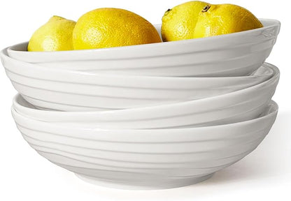 Pasta Bowls 32oz, Ceramic Large Salad Bowls 8 inch, Soup Bowls Set of 4 by Artena