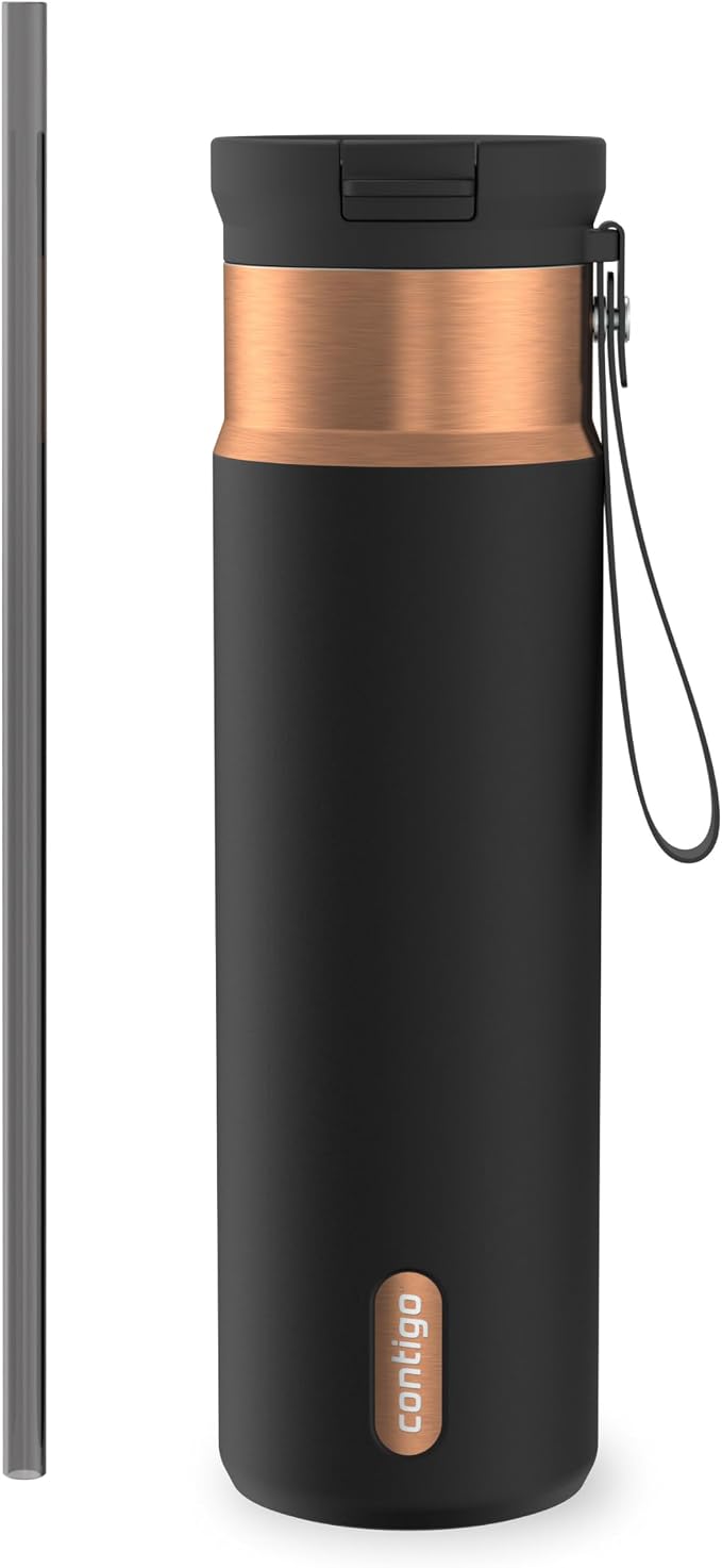 Contigo SnapSeal 24 oz Stainless Steel Vacuum-Insulated Water Bottle by Unknown