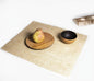 Modern Twist Placemat 100% Food-Grade Silicone, Oval, Waterproof and Reusable, Linen – Straw