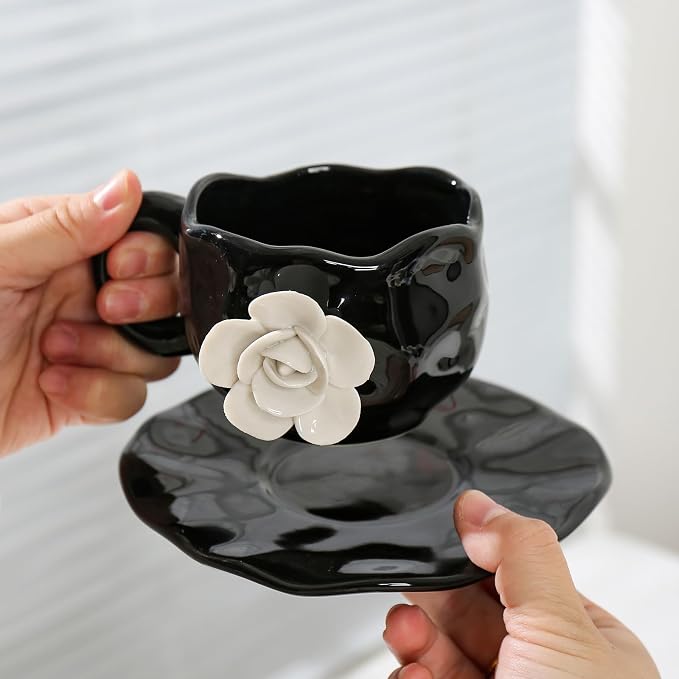 Cute Ceramic Coffee Cups, Unique Fancy Tea Cups - Image 6