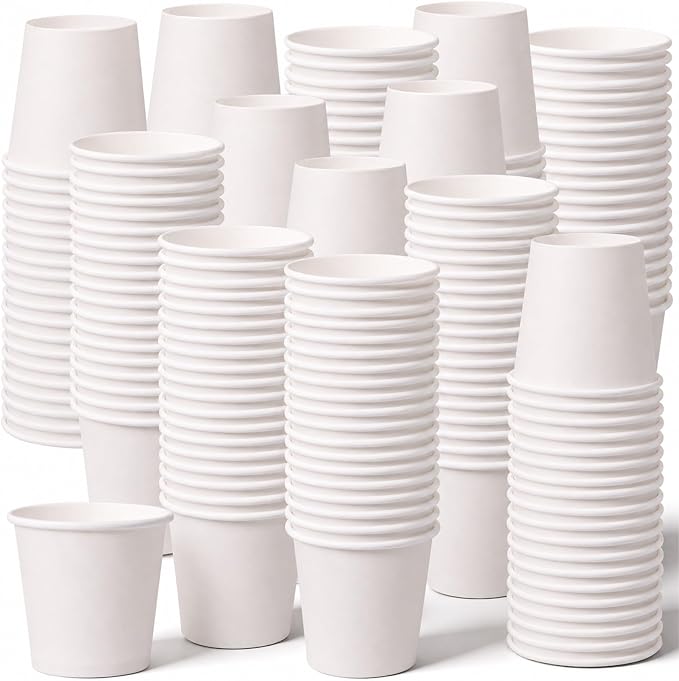 300 Pcs Mini Coffee Cups Brown Culture Cup 2oz Disposable Bathroom Cups Paper by Unknown